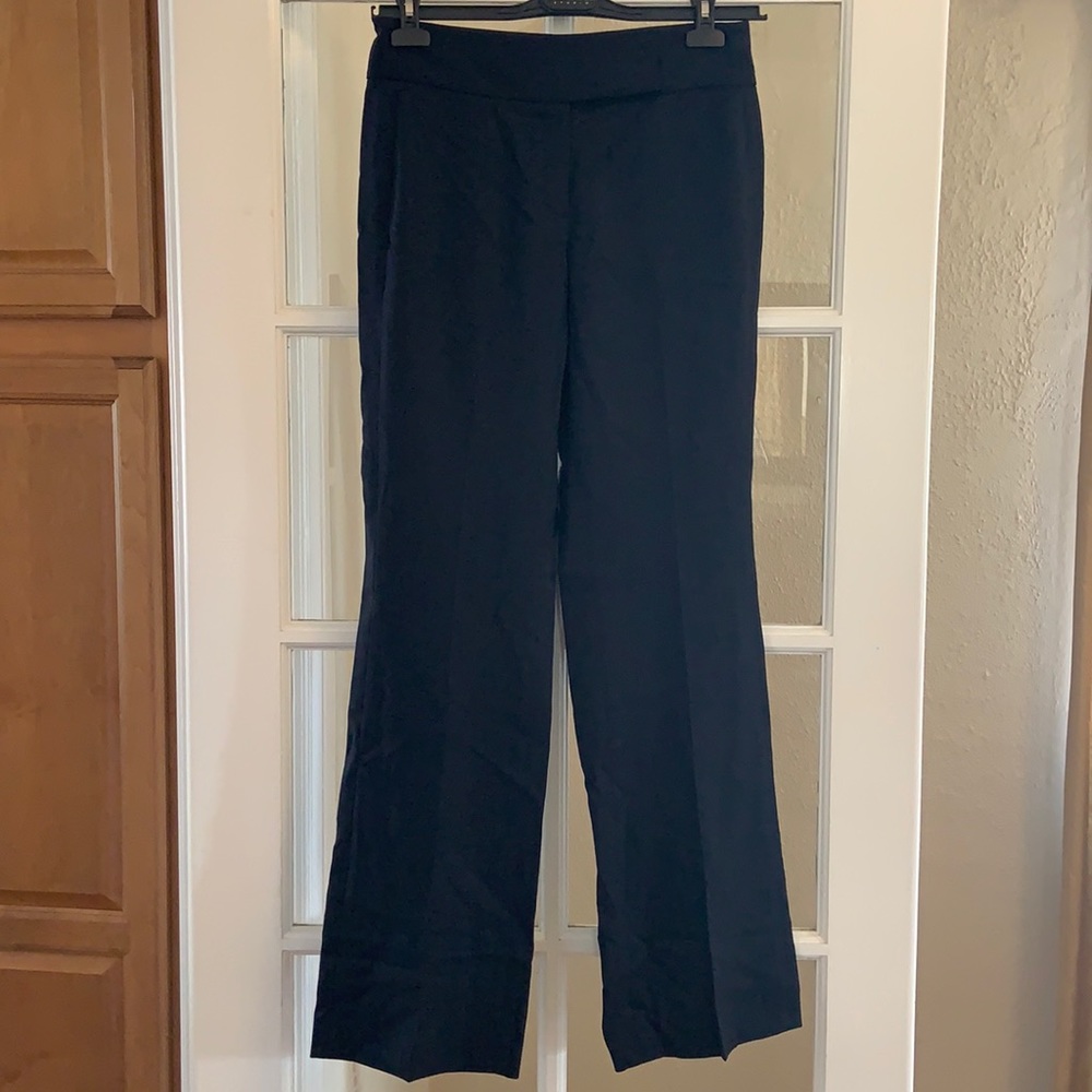 Navy Linen Pants